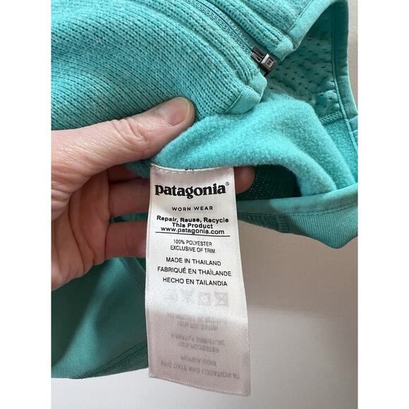 Women’s Patagonia Vest Size S Blue Teal Outdoor Active Hiking Travel Gorpcore - Picture 4 of 7